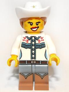 LEGO Minifigure-Cowgirl-Collectible Minifigures / Series 8-COL08-4-Creative Brick Builders